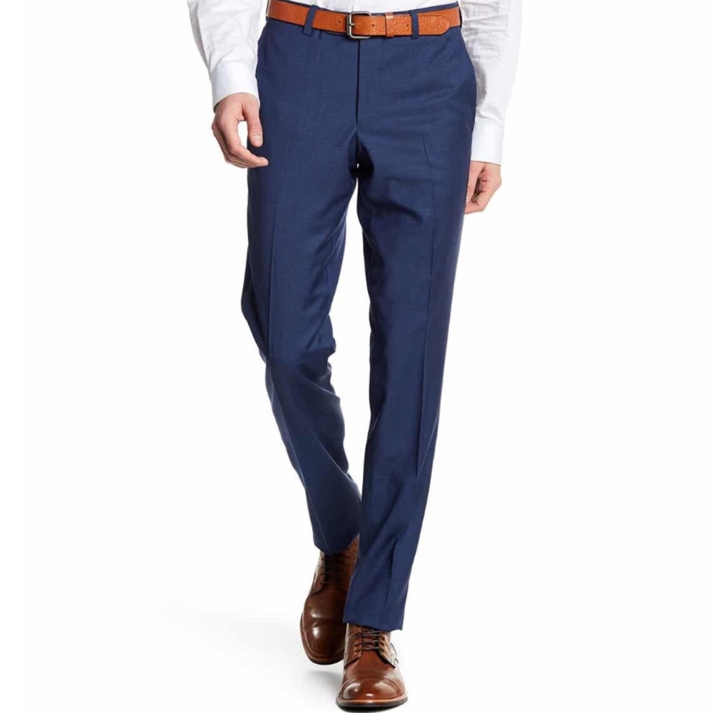 New Ted Baker London Jarrett Trim Fit Wool Pants